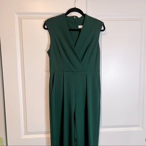 Calvin Klein, romper, jumpsuit, Sz 8, 10, green, wide legs
